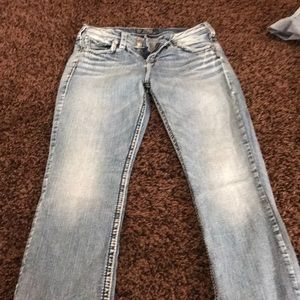 Silver jeans
